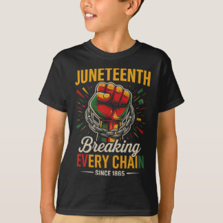 Juneteenth bryter varje kedja sedan 1865 frihet t shirt