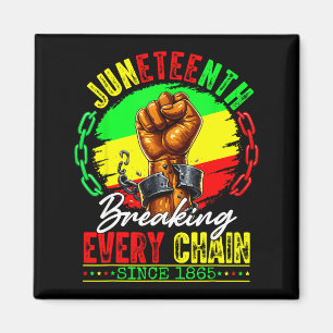 Juneteenth bryter varje kedja sedan 1865 män magnet
