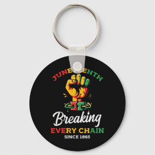 Juneteenth bryter varje kedja svarta afrikanska mä nyckelring