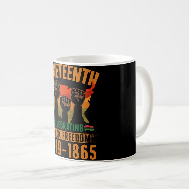 Juneteenth Celebrating Black Freedom 186 African Kaffemugg (Framsida höger)