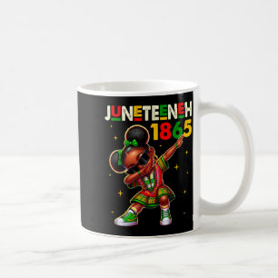 Juneteenth dabba svarta flickor drottning melanin kaffemugg