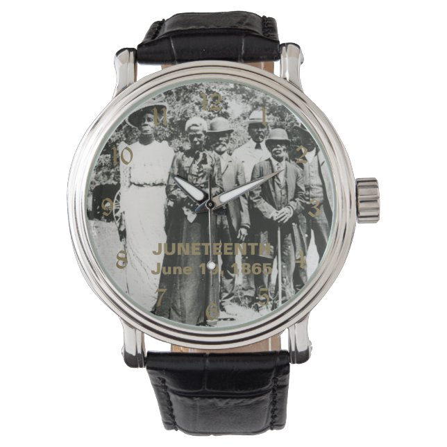 Juneteenth-dagen 1866: Firande av emancipationen Armbandsur (Framsida)