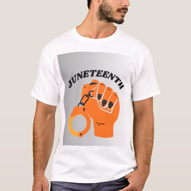 Juneteenth-dagsfirande – Frihet, enhet & svarta T Shirt (Framsida)