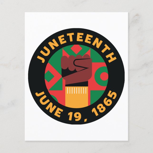 Juneteenth-firande  För att hedra frihet och  (Framsida)