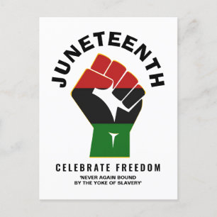 JUNETEENTH, Firande Freedom Vykort