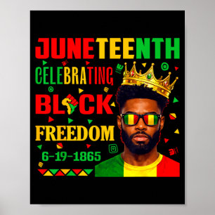Juneteenth firande svart afrikansk frihet 1865 poster