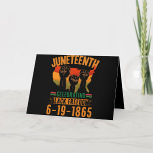 Juneteenth firande svart frihet 186 afrikansk kort