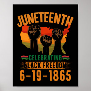 Juneteenth firande svart frihet 186 afrikansk poster