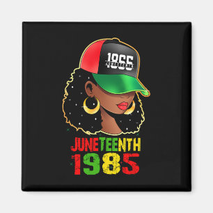 Juneteenth firar afroamerikanska frihetsdagen magnet