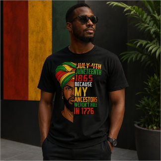 Juneteenth firar svart frihet 1865  t shirt