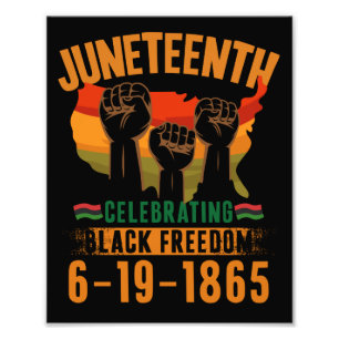 Juneteenth Firar Svart Frihet 186 Afrika Fototryck