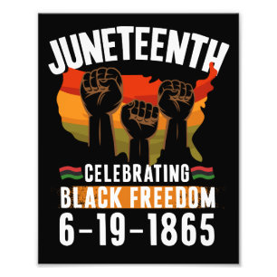 Juneteenth firar svart frihet 186 afrikansk fototryck