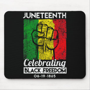 Juneteenth firar svart frihet afrikansk musmatta