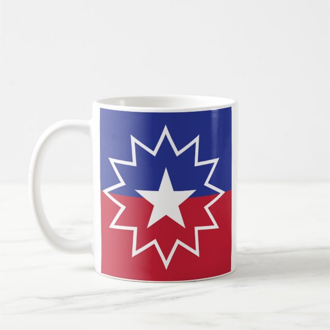 Juneteenth Flag-muggen Kaffemugg (Vänster)