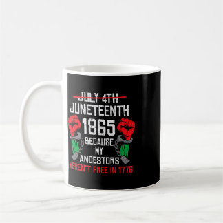 Juneteenth För att mina förfäder inte var fria 177 Kaffemugg