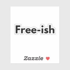 Juneteenth Free-ish vinyldekal Klistermärken