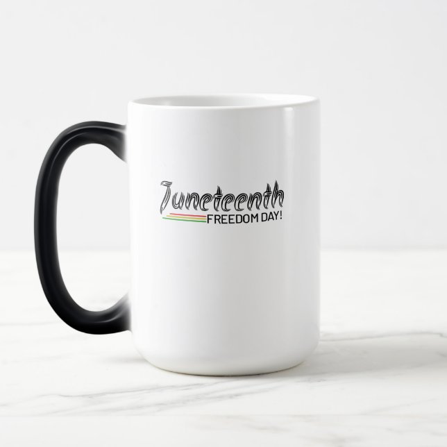 Juneteenth, Freedom of African American. Magisk Mugg (Vänster)