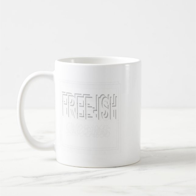 Juneteenth Fri-ish 1865 Frihet Emancipation Svart Kaffemugg (Vänster)