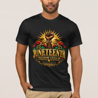 Juneteenth Frihet Lever På Trasiga Kedjor T Shirt