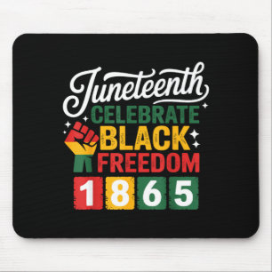 Juneteenth frihetsdag 1865 svart stolthet firande musmatta