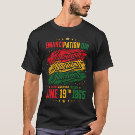 Juneteenth frihetsdag pan-afrikanskt arv t shirt