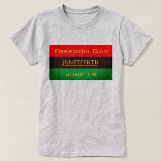 Juneteenth frihetsdag t shirt (Design framsida)