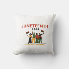 Juneteenth-frihetsdag T-shirt | Afroamerikan Kudde