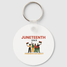 Juneteenth-frihetsdag T-shirt | Afroamerikan Nyckelring