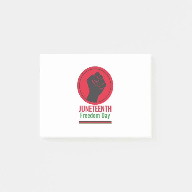 Juneteenth-frihetsdagen Post-it Block (Framsida)
