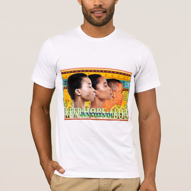Juneteenth Hope & Heritage  T Shirt (Framsida)