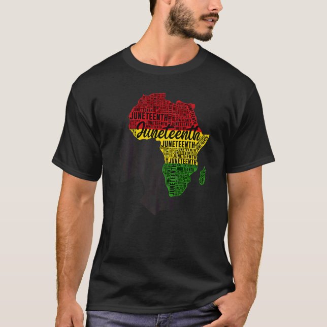 Juneteenth Is My Independence Day Black Freedom 18 T Shirt (Framsida)