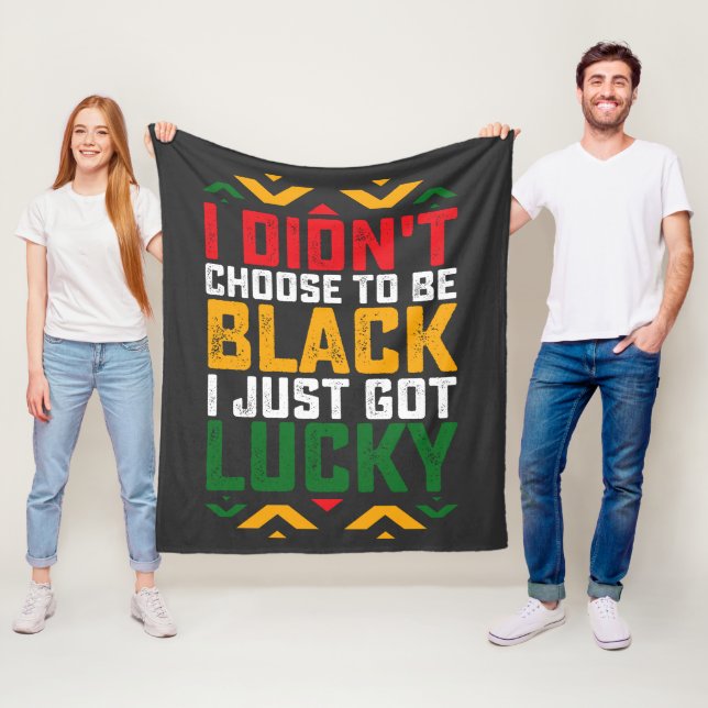Juneteenth jag valde inte att vara svart fleecefilt (På plats)