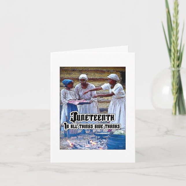 Juneteenth Kort (Framsida)