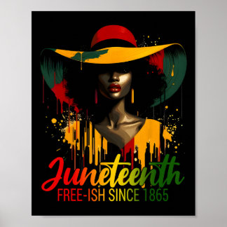 Juneteenth-kvinnor 2025 firar svarta frihetshistor poster