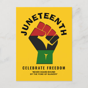 JUNETEENTH:s hedersfrihet Vykort