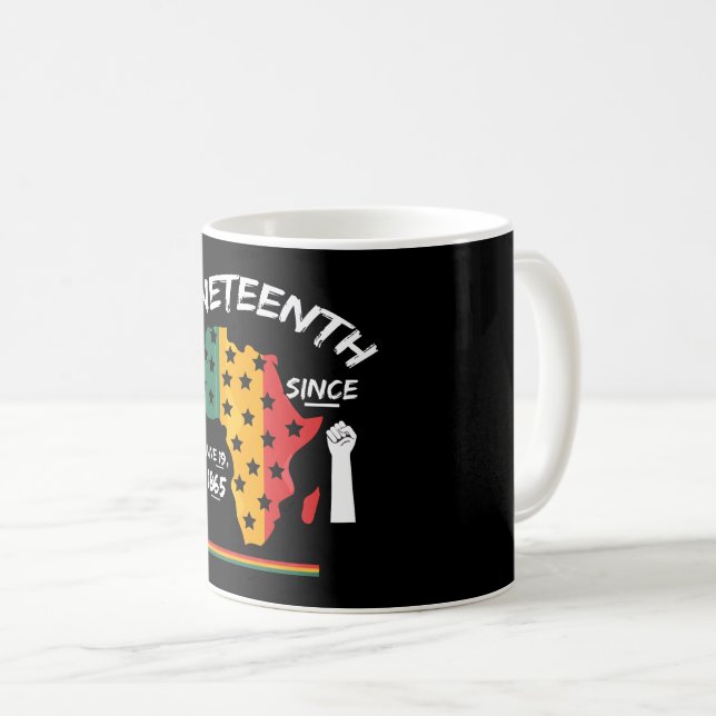 Juneteenth Sedan 19:e Juni 1865 T-shirt Fri-ish Kaffemugg (Framsida höger)