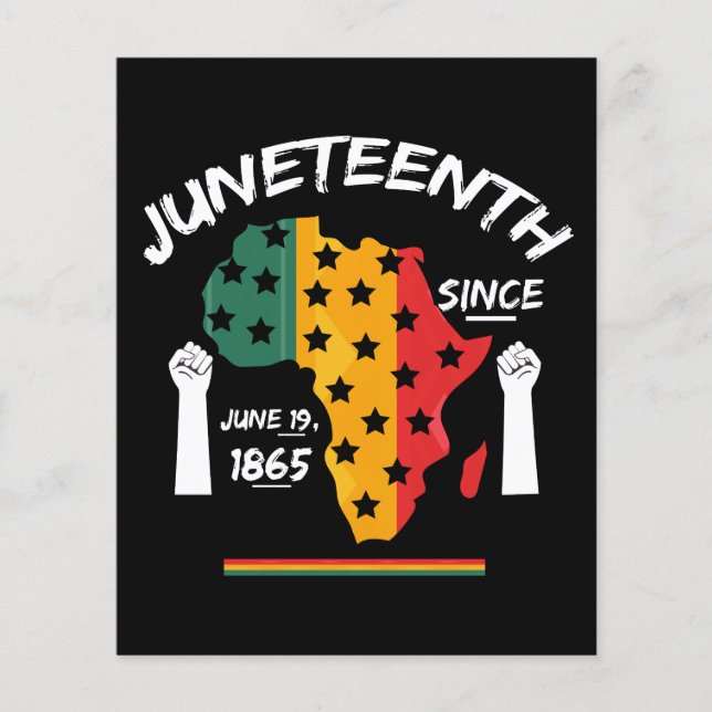 Juneteenth Sedan 19:e Juni 1865 T-shirt Gratis Ish (Framsida)