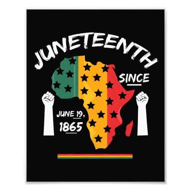 Juneteenth Sedan 19:e Juni 1865 T-shirt Gratis Ish Fototryck (Framsidan)