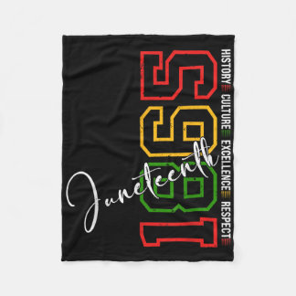 Juneteenth Shirts Women Men African American Junet Fleecefilt