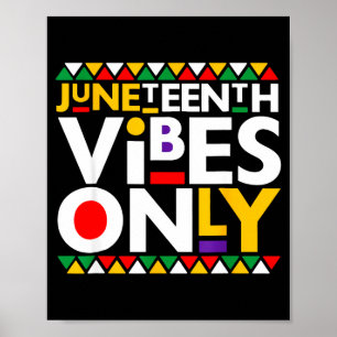 Juneteenth stämning endast 1865 afroamerikanska mä poster