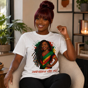 Juneteenth-stämning endast t shirt