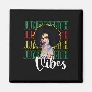 Juneteenth-stämning Frihet - 19 juni 1865 Afrikans Magnet