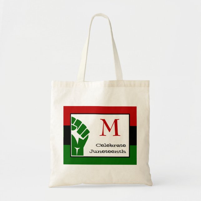 JUNETEENTH | Strömavbrott | MONOGRAM Tygkasse (Framsidan)