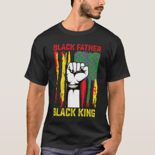 Juneteenth Svart Fader Dag Pappa Kung Celebrerar F T Shirt