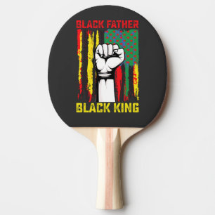 Juneteenth Svart Fader Dag Pappa Kung Firar F Pingisracket