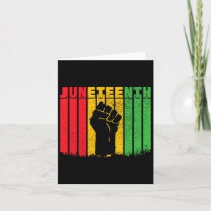 Juneteenth Svart Historia Afro Amerikansk Afrikans Kort