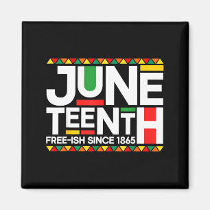 Juneteenth svart historia amerikansk afrikansk fri magnet