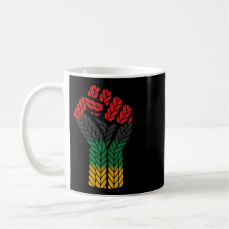 Juneteenth Svart Makt Näve 1865 Svart Historia Pan Kaffemugg