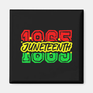Juneteenth svarta historiemånaden 19 juni 1865 magnet