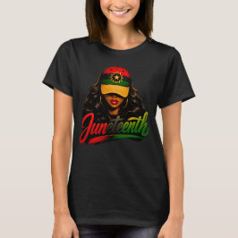 Juneteenth svarta kvinnor afroamerikansk historia t shirt